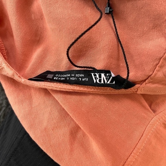 Zara Orange Backless Dress - Picture 11 of 12